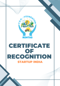 Start up India Certificate FSH Foundation